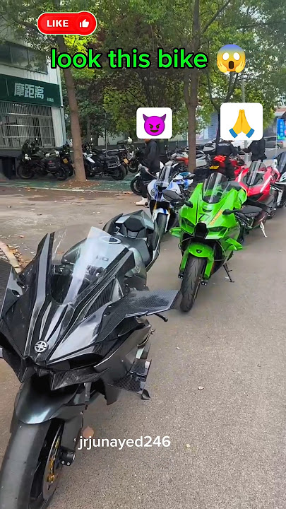 ninja h2r vs zx10r 😱👀💥. #ninja #bike #h2r #vs #zx10r #viralvideo