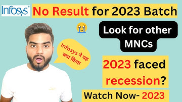 Infosys 2023 update | RECESSION faced by 2023 Batch? #infosys2023