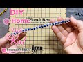 How to Make a Beaded Hemp Bracelet with Macrame Square Knots