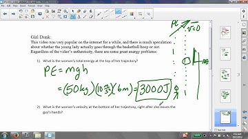 phys101 screencasts ch5 036 conservation of energy, clip