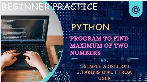 Python Program For Addition Of Two Numbers Using Simple Addition, Taking Input from User. Beginner