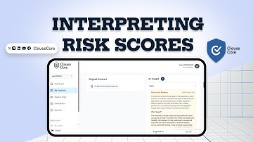 How to Interpret the ClauseCore Risk Score: Spot Contract Risks in Seconds