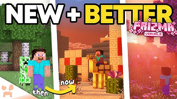 NEW SHADERS ARE FINALLY HERE!! MINECRAFT HAS NEVER LOOKED THIS GOOD (better animations too)