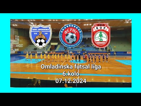 KMF JAGODINA U19 - KMF BOR U19 9:4 (4:1) Omladinska futsal liga FSRIS 24/25 6.kolo