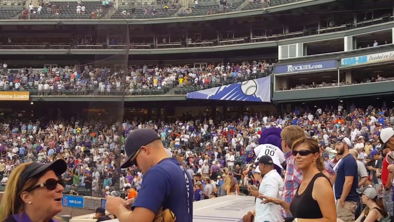 First baseball game YouTube