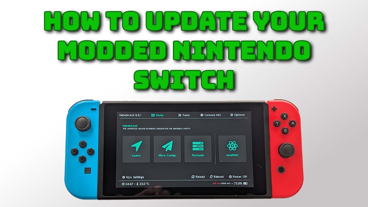 How to upgrade your Nintendo Switch CFW and OFW - Hekate