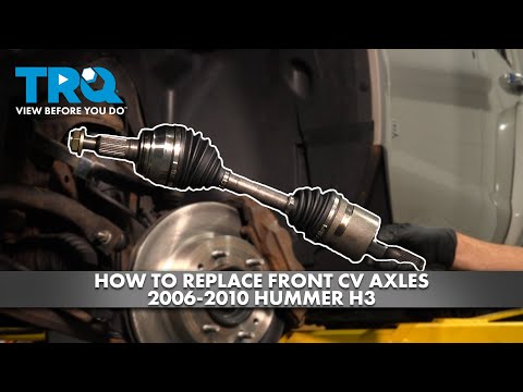 How to Replace Front CV Axle Assemblies 2006-2010 Hummer H3