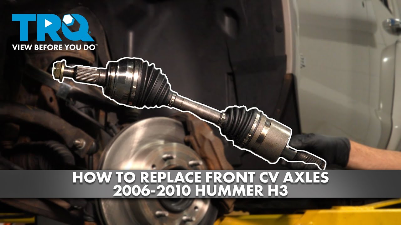 How to Replace Front CV Axle Assemblies 2006-2010 Hummer H3