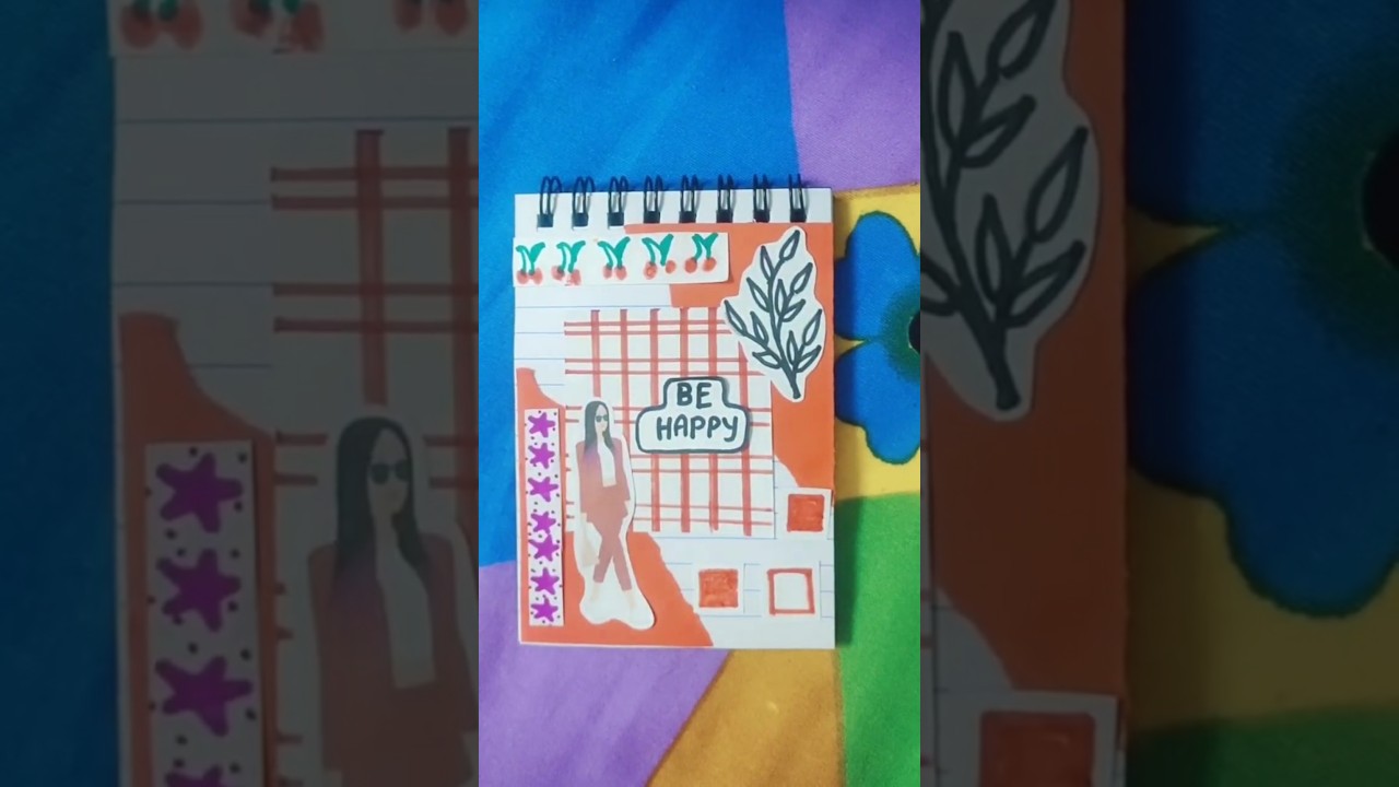 Mini journal on red 🍒