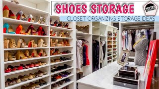 SHOE STORAGE IDEAS |Closet Organizing Storage | Shoe Rack |Shoes Storage