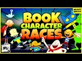 Book character races   kids brain break  read across america