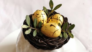 Пасхальный декор | Шоколадные гнезда | Яйца для украшения куличей | Чем заняться на карантине