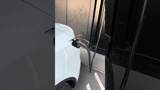 Neues Tesla Model Y Standard lädt am Audi Charging Hub ⚡🚗