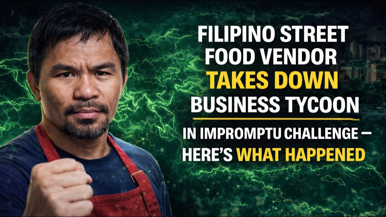 Filipino Street Food Vendor Takes Down Business Tycoon In Impromptu Challenge — Here's What Happened