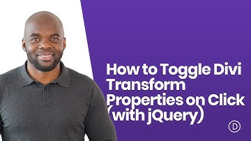 How to Toggle Divi Transform Properties on Click with jQuery