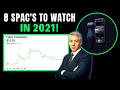 8 SPAC'S TO WATCH FOR IN 2021! | $PSTH, $SBE, $LGVW, $BFT, $THBR and more!