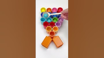 Satisfying Color Sorting ASMR reverse #asmr #satisfying