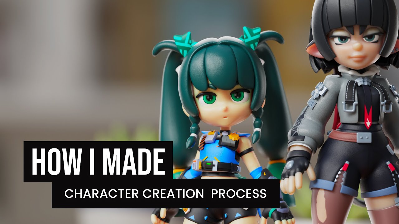 How I Made Zenless Zone Zero Characters - Blender Character Creation ...