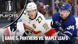 Florida Panthers vs. Toronto Maple Leafs: Second Round, Gm 5 | Full Game Highlights
