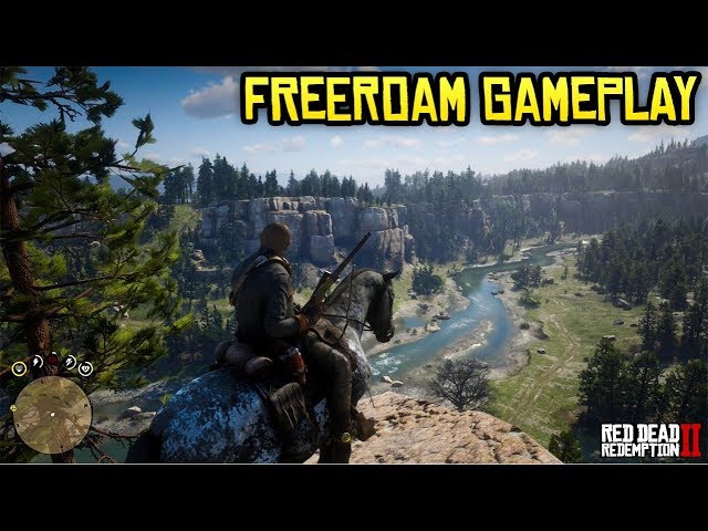 Red Dead Redemption PS4 Free Roam Gameplay 