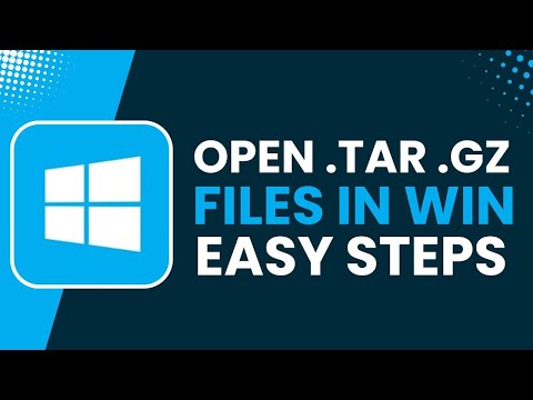 How to Open a .tar.gz File in Windows 10