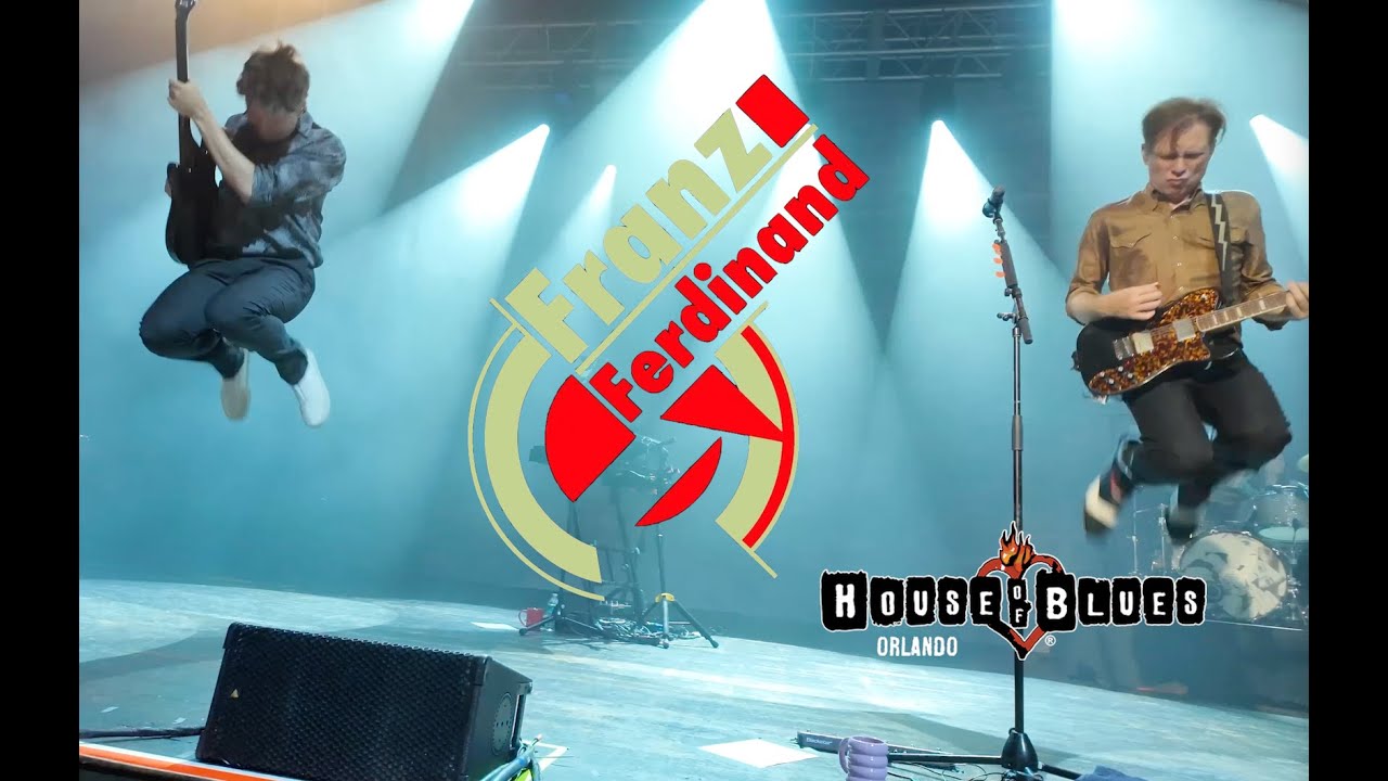 Franz Ferdinand Live @ House of Blues 💥 Orlando, FL ✨ September 24, 2025 🤘 Front Row in 4K