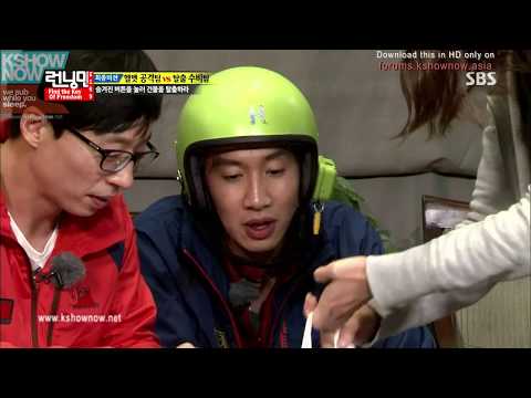 Yoo Jae Suk and Gary Tease Kwang Soo with Food - ep 169 Running Man