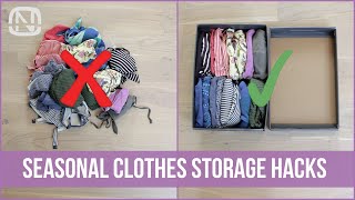 7 ways to store summer clothes during winter | OrgaNatic