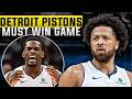 Detroit Pistons BIGGEST GAME In Modern Team History!