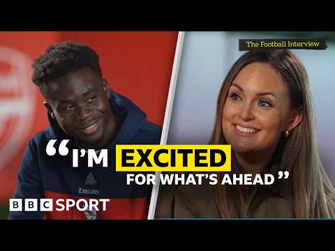 Bukayo Saka EXCLUSIVE Interview Coping With Injury Arsenal Ambitions Proudest Moment BBC Sport