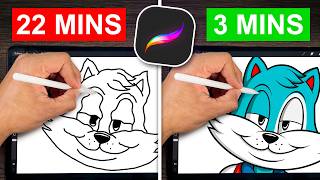 The Cheat Code For Drawing Faster In Procreate