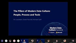 The Pillars of Modern Data Culture - People, Process and Tools. | Catapult Systems