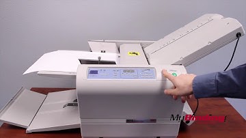 MBM 307A Automatic Programmable Tabletop Folder Demo