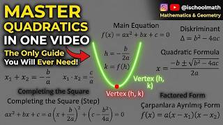 Master Quadratics in ONE Video | The Only Guide You Will Ever Need!