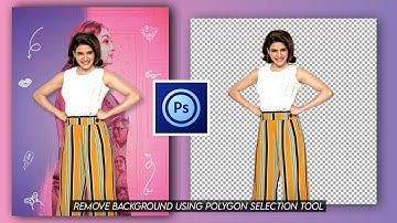 How to use ps touch polygon selection tool | ps touch editing | svdesigns