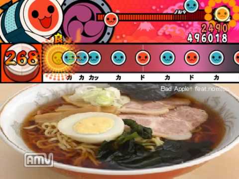 太鼓さん次郎　【本家譜面】　Bad Apple!!　【プレイ動画/キャプチャ】