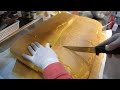 How to make Giant Size Castella Cake - Korean Street Food / 라오제 대왕 카스테라