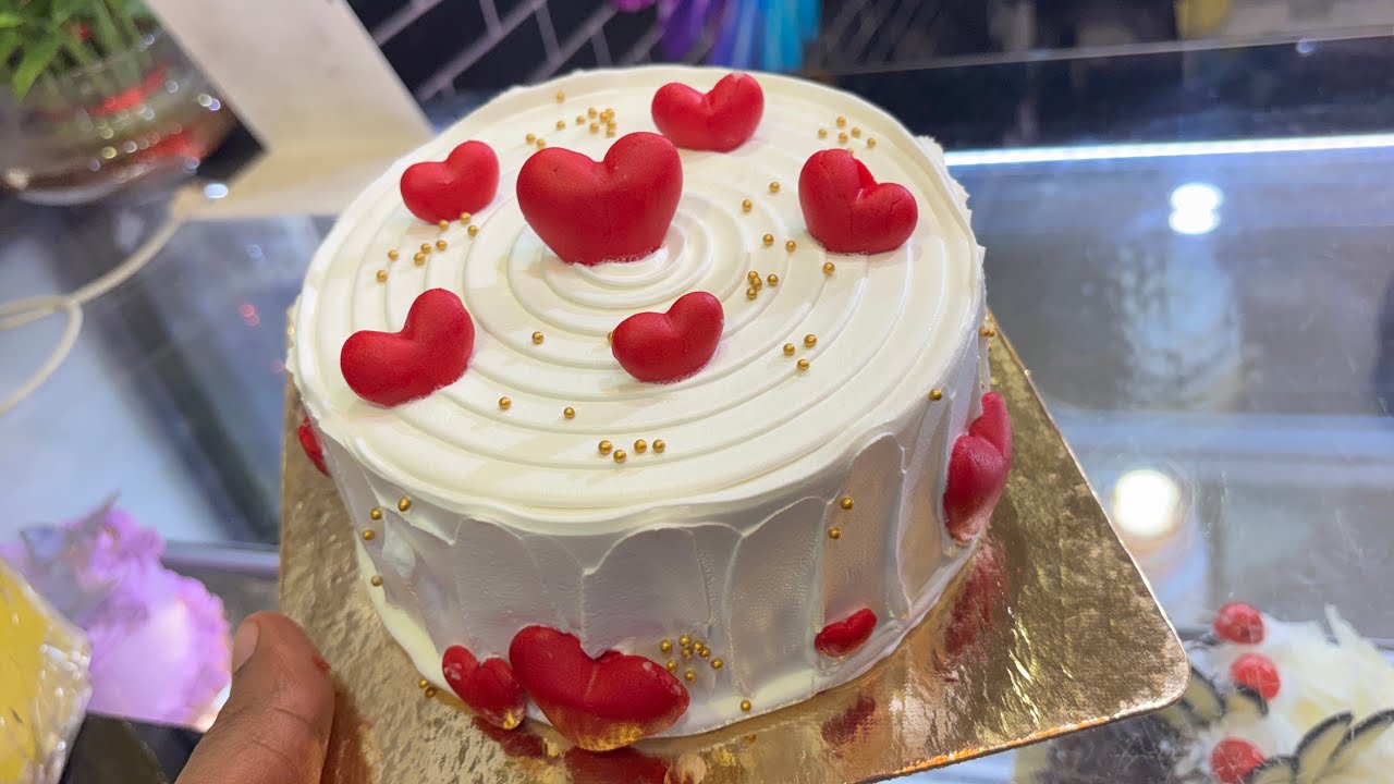 Best red velvet cake | heart ❤️ fondant 