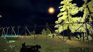 test gun flare pr in night map for bf2 (prueba de pistola lanza benglas de pr en bf2 mapa de noche )