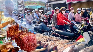 FULL VIDEO : PHỐ HEO QUAY ,PHỐ CÁ LÓC NƯỚNG MÍA HỐT TIỀN NHỜ BÁN HÀNG NGÀN CON NGÀY VÍA THẦN TÀI
