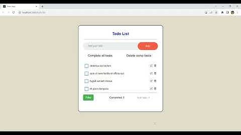 ToDo List Coding Ninjas || React Project