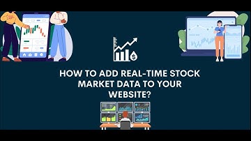 How to add real-time stock market data to your website?