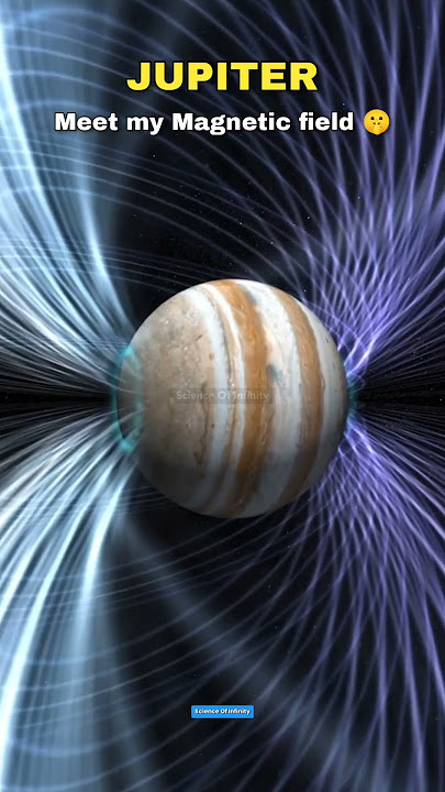 Earth's Magnetic Field vs Jupiter's Magnetic Field 🤫🗿