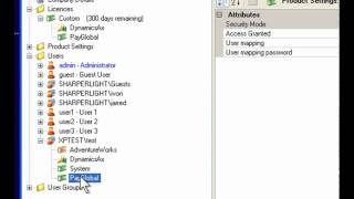 Sharperlight Site Setup - User Security