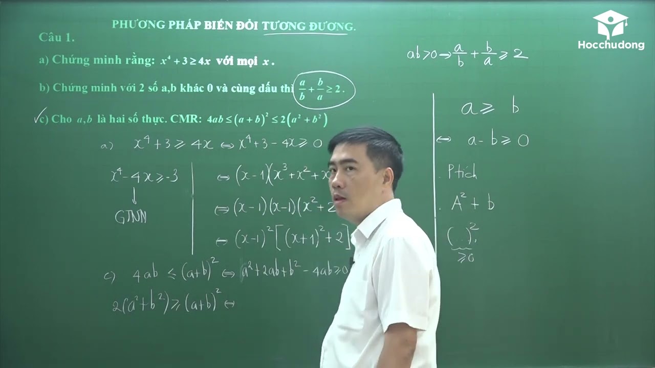 Phương pháp biến đổi tương đương  Toán ôn đội tuyển HSG lớp 9 - Thầy Bùi Minh Mẫn