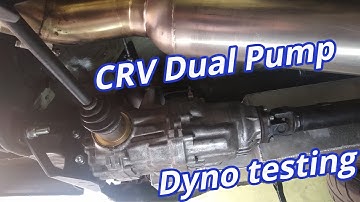 CRV AWD Diff Dyno testing with before and after Power Transfer Upgrade