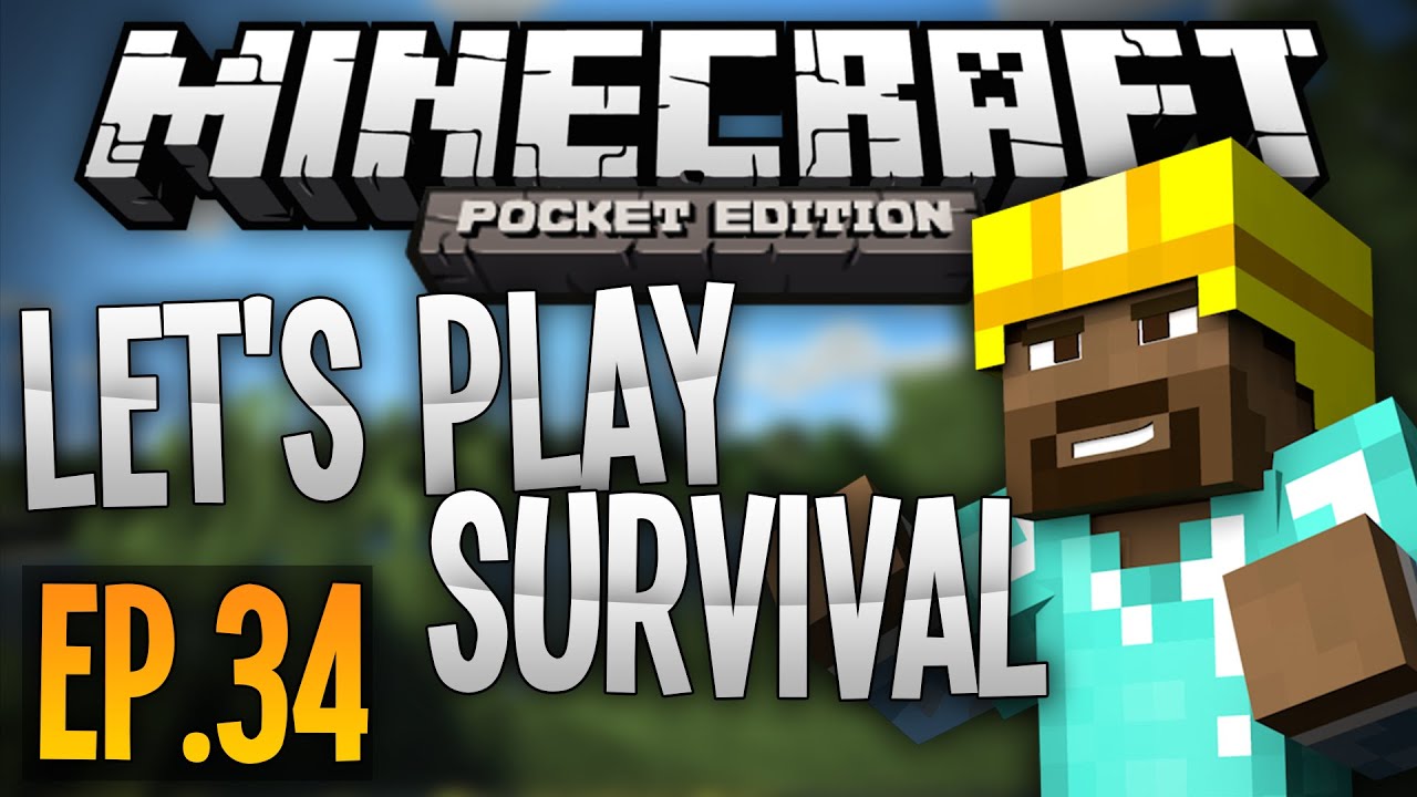 Survival Lets Play Ep 34 PIG PEN Minecraft Pocket Edition