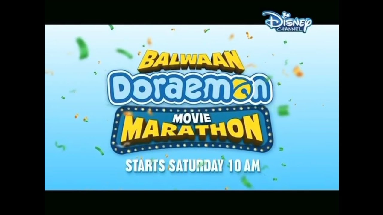 Disney Channel India Balwaan Doraemon Movie Marathon Promo (2026)