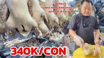 Anh Trai bỏ nghề nhà hàng bán cháo vịt làm không kịp bán ở Sài Gòn 
