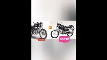 Thumbnail of ROYAL ENFIELD CONTINENTAL GT VS HERO SPLENDOR PRO CLASSIC SARCASTO-COMPARISON